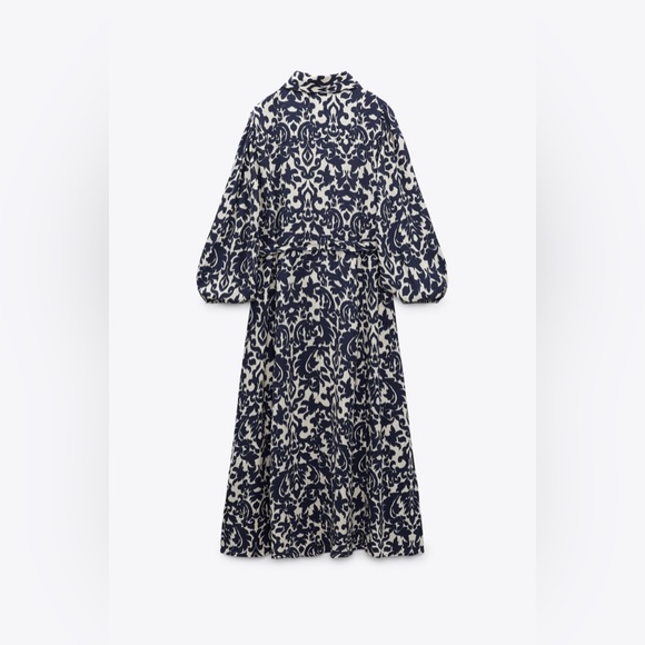 Printed Midi Dress - Picture 5 of 7